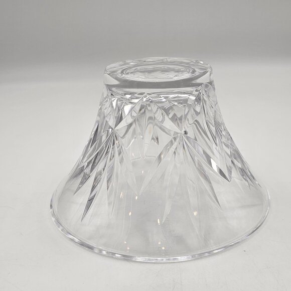 Marquis by Waterford Crystal Cut Glass Leaf Bowl Vase Centerpiece Decor 3.75 in - Picture 6 of 11